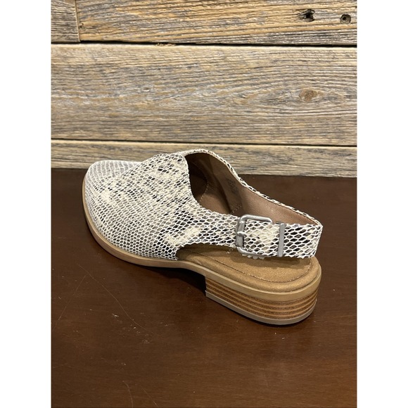 Yellow Box Freedah Ladies Snakeskin-look Sling-backs‎ Size 7 Shoes - Picture 11 of 15